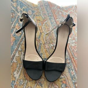 Cole Haan Black Ankle Strap Heels, Size 9
